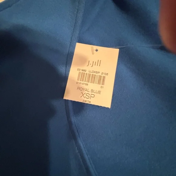 J. Jill Blue Ruffled! Beautiful NWT - Picture 5 of 6